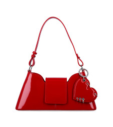 [JUSTINE CLENQUET] Shoulder bag FW26 MARLAKEYCHAINRED LIPSTI