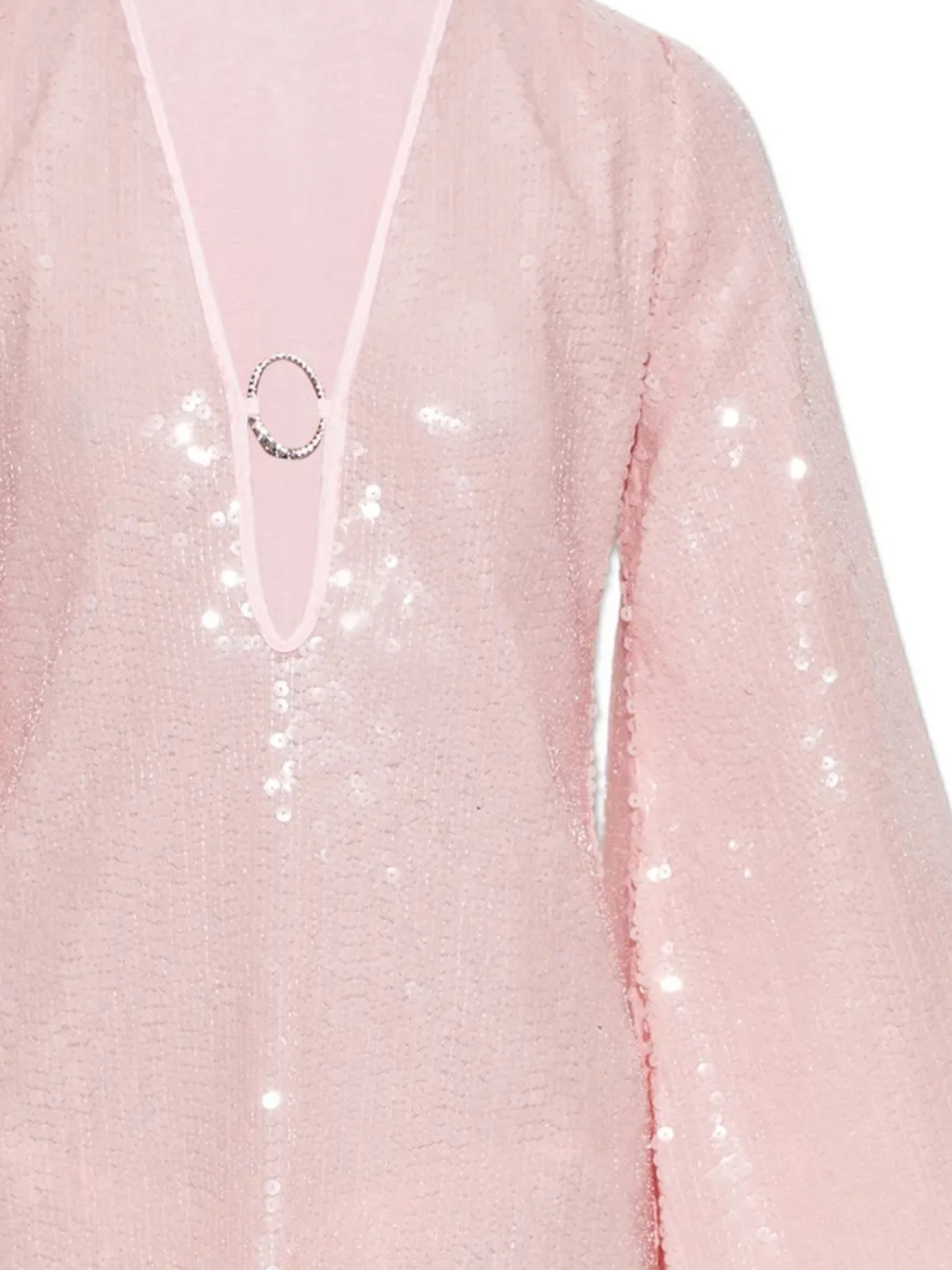 [OSEREE] Long sleeve dress FW26 AKF268BUBBLE PINK