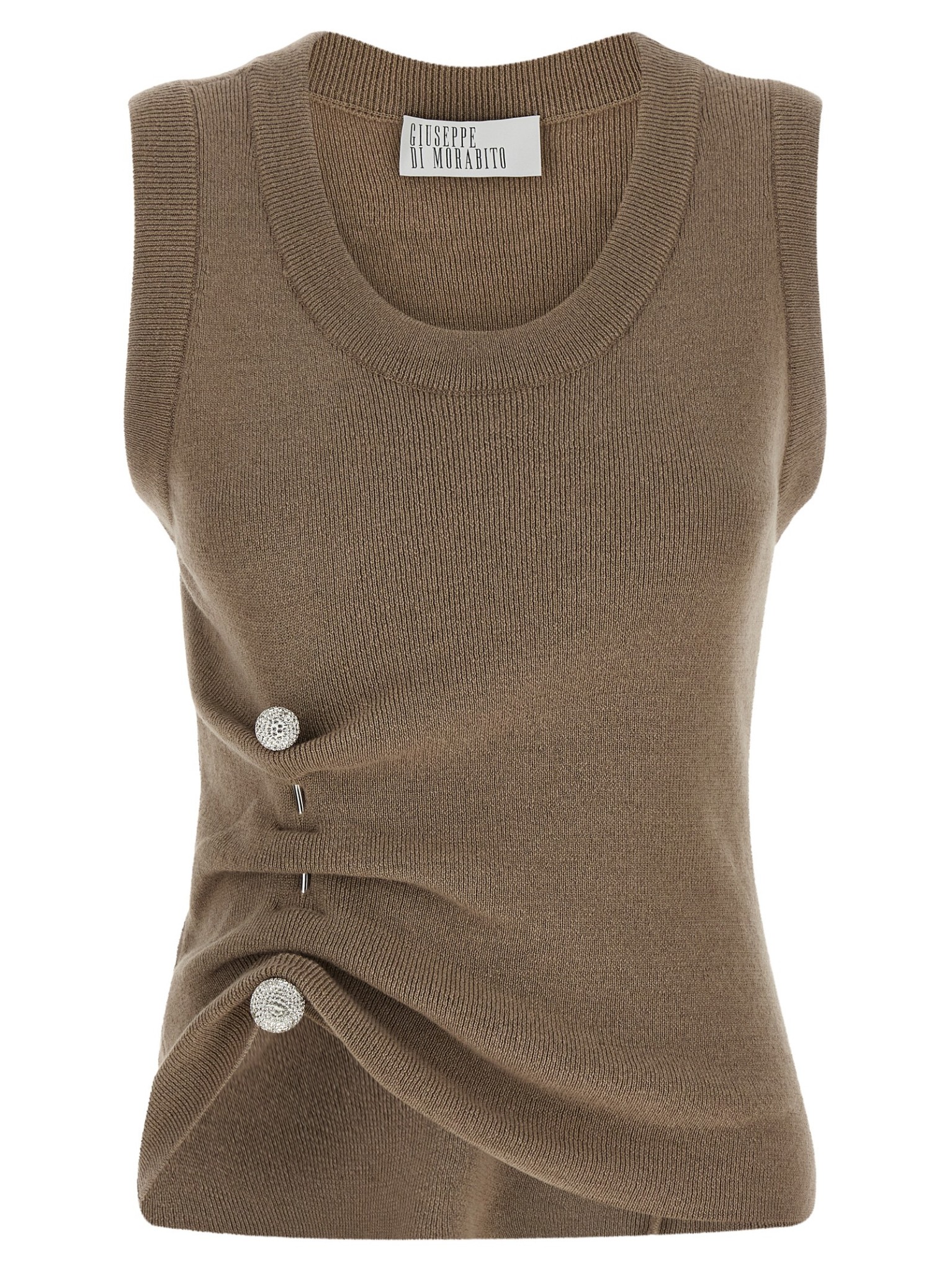 [Giuseppe di Morabito] T-shirts Sleeveless FW26 07PFKNT420X1676028