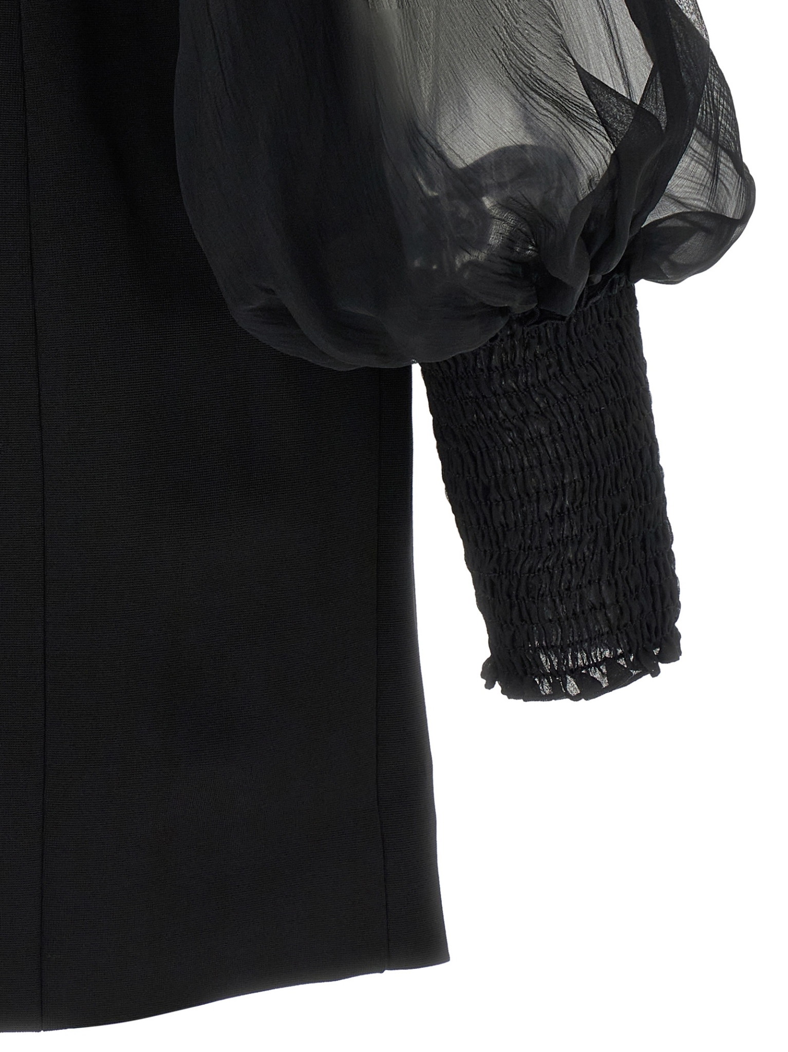 [Balmain] Long sleeve dress FW26 HF1R9461MI60EAP