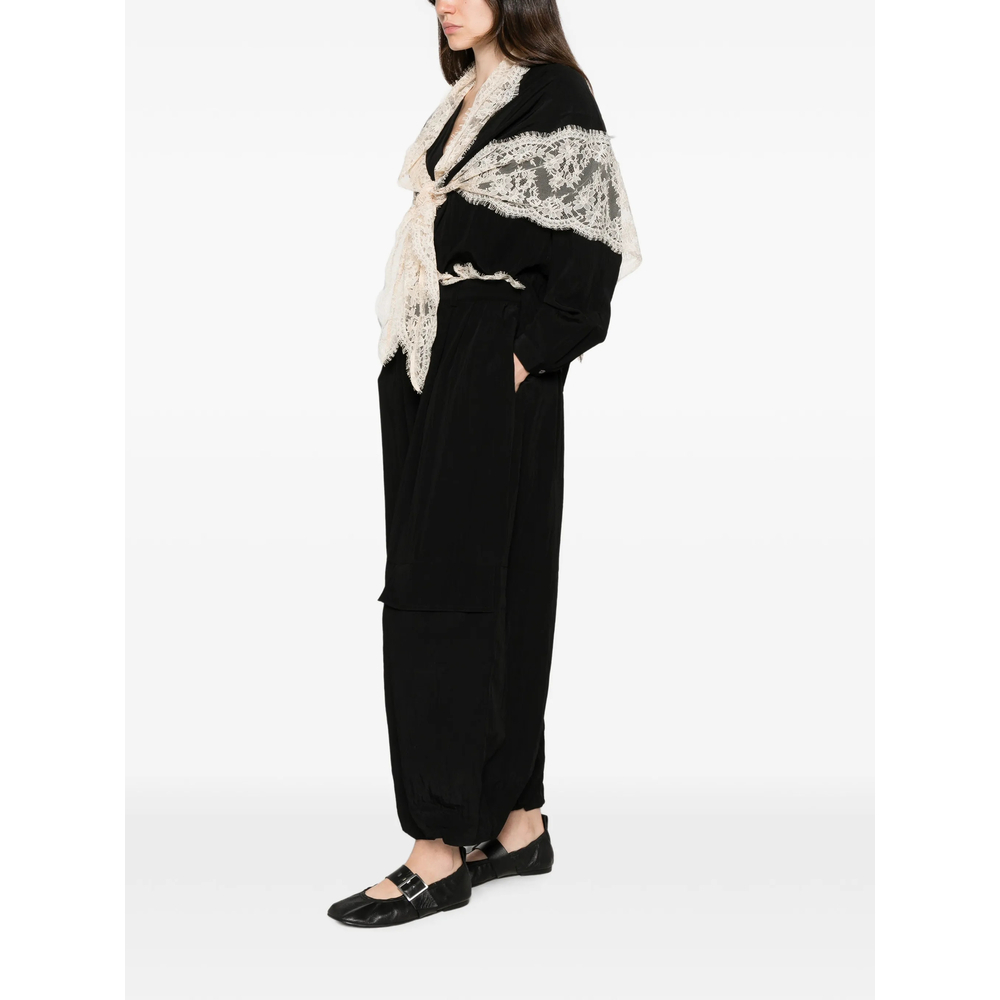 [Sea] Trousers FW26 PF26-038  BLACK