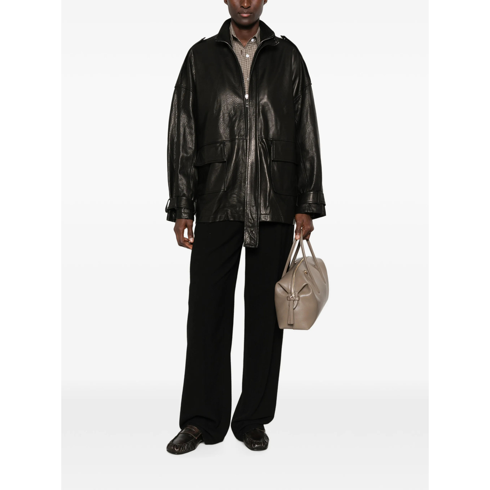 [Giorgio Brato] Leather Jacket FW26 GD27F23096MGA  NERO