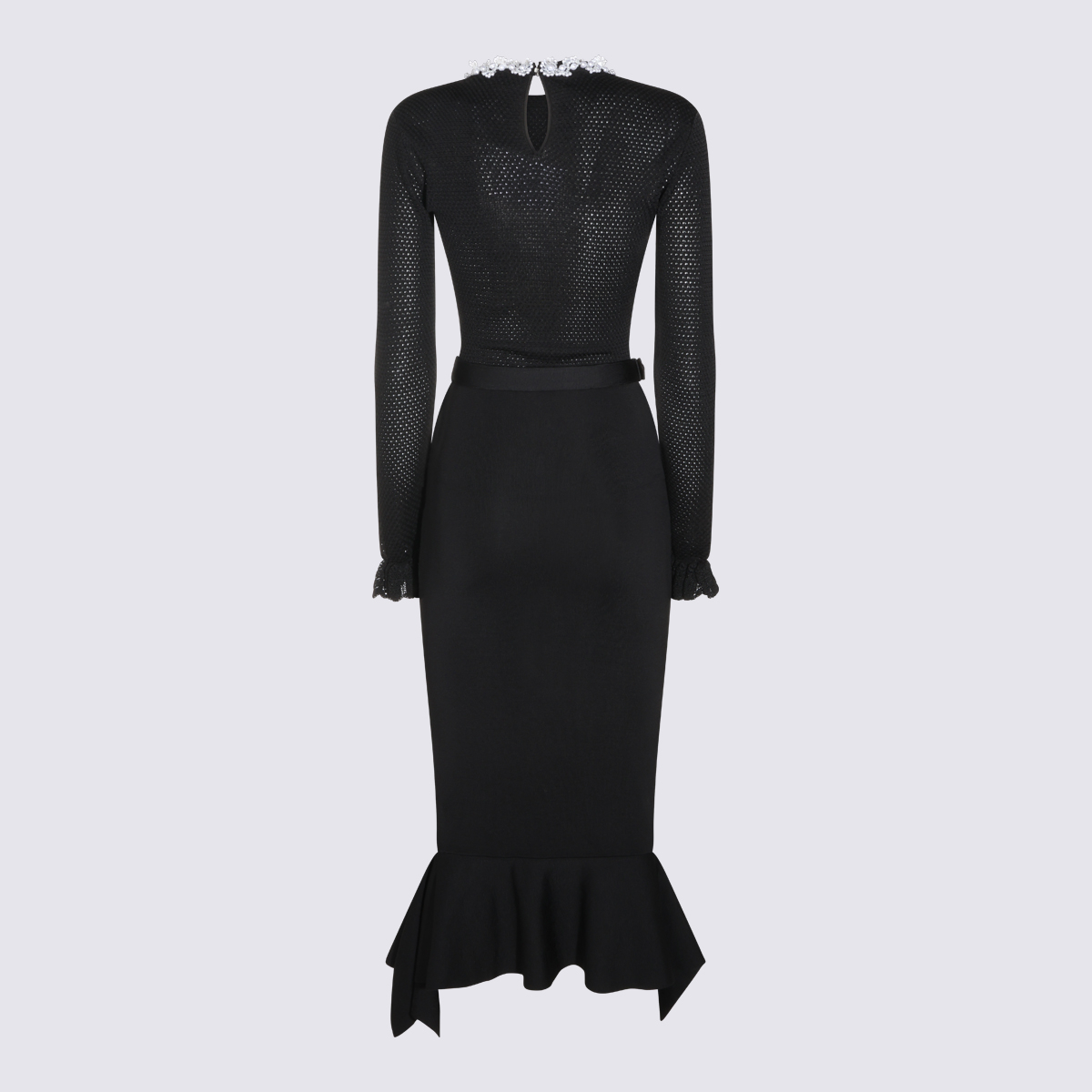 [Self - portrait] Long sleeve dress FW26 AW26085MCB