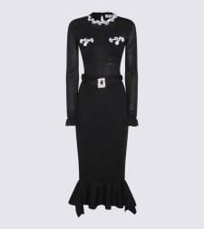 [Self - portrait] Long sleeve dress FW26 AW26085MCB