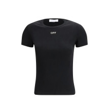 [Off White] T-shirts Short Sleeve FW26 2FA00679TW003