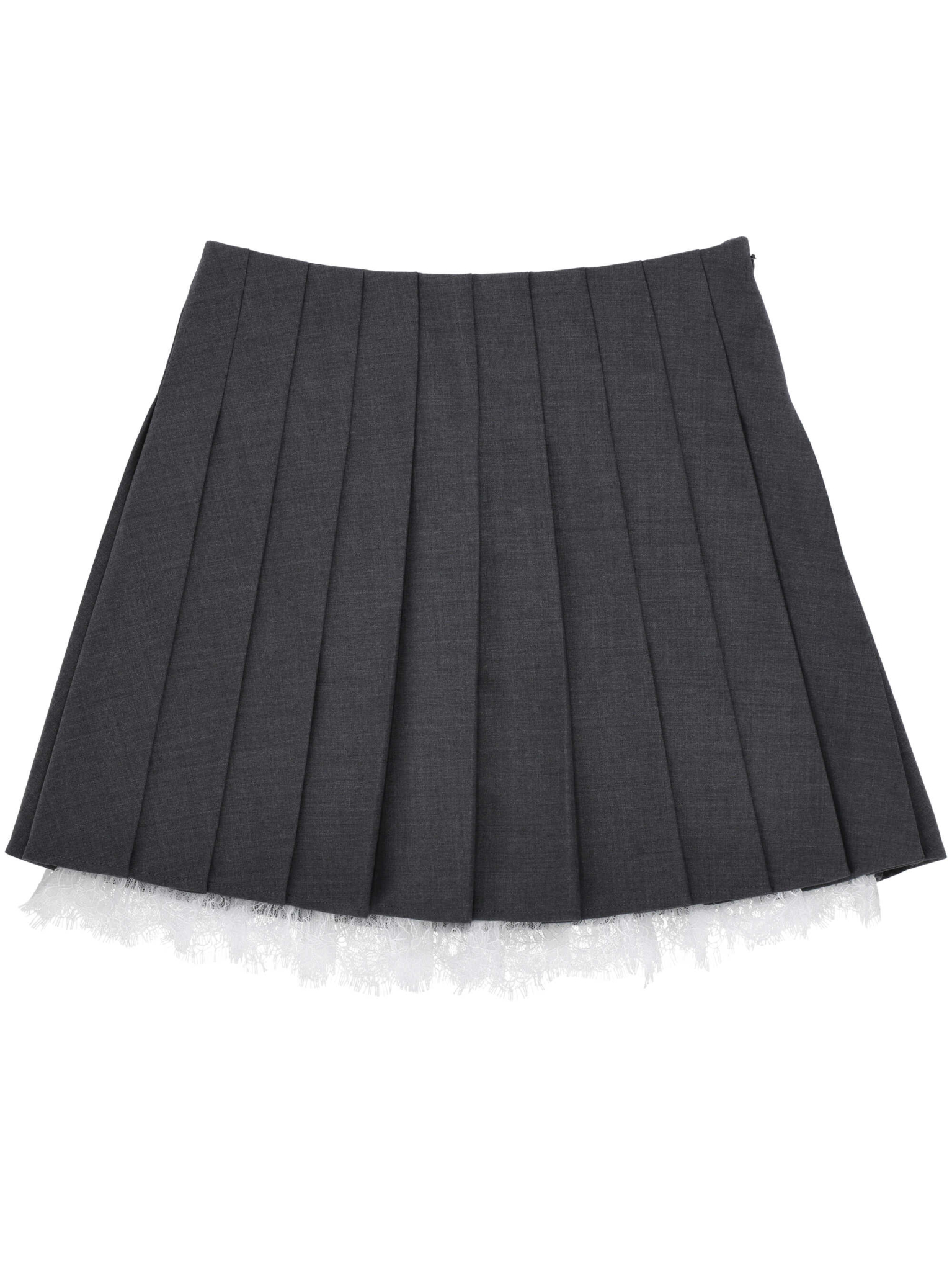 [Self - portrait] Mini skirt FW26 PF26-006SKGRGREY