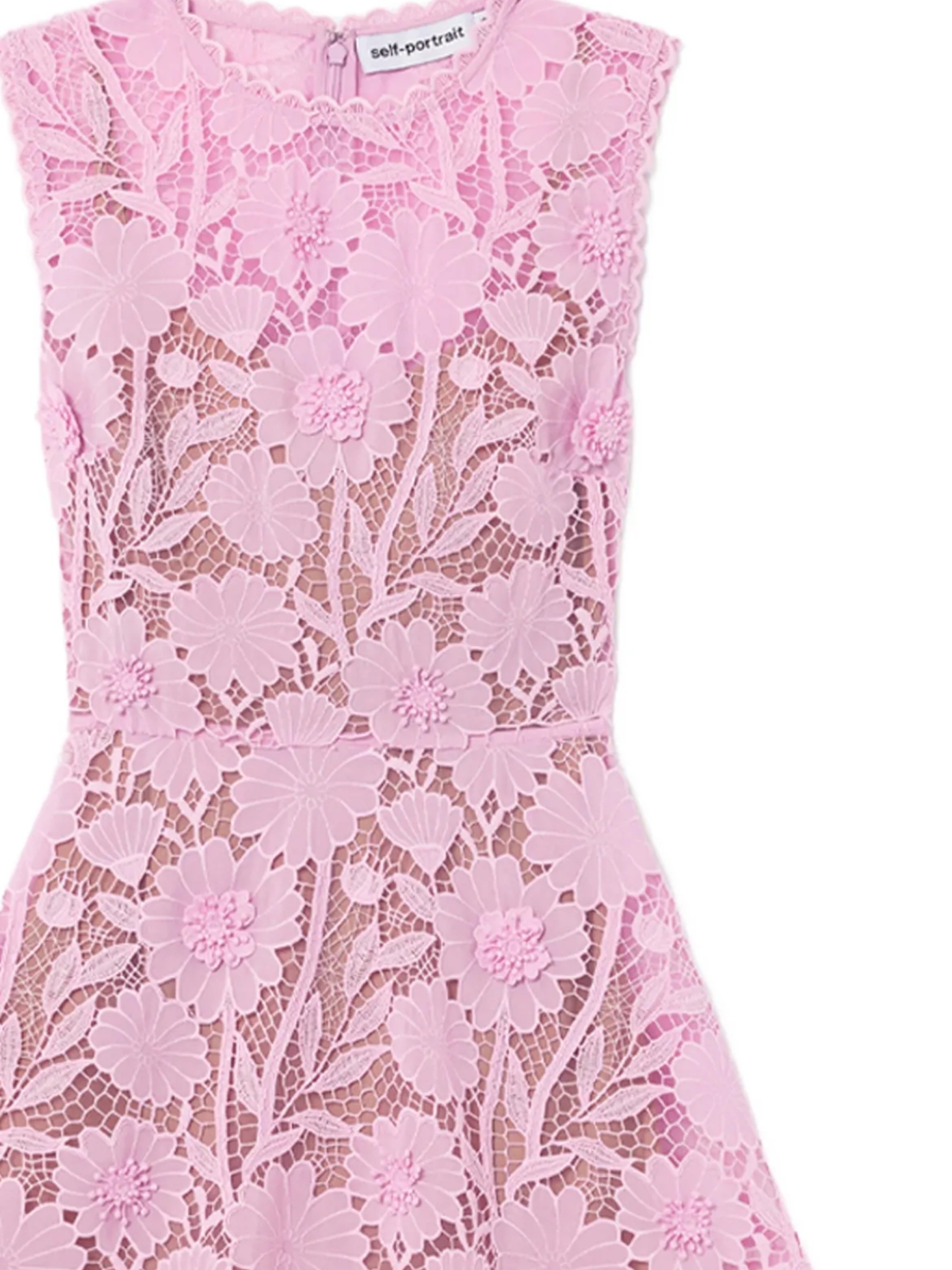 [Self - portrait] Sleeveless dress FW26 PF26-109SPPINK