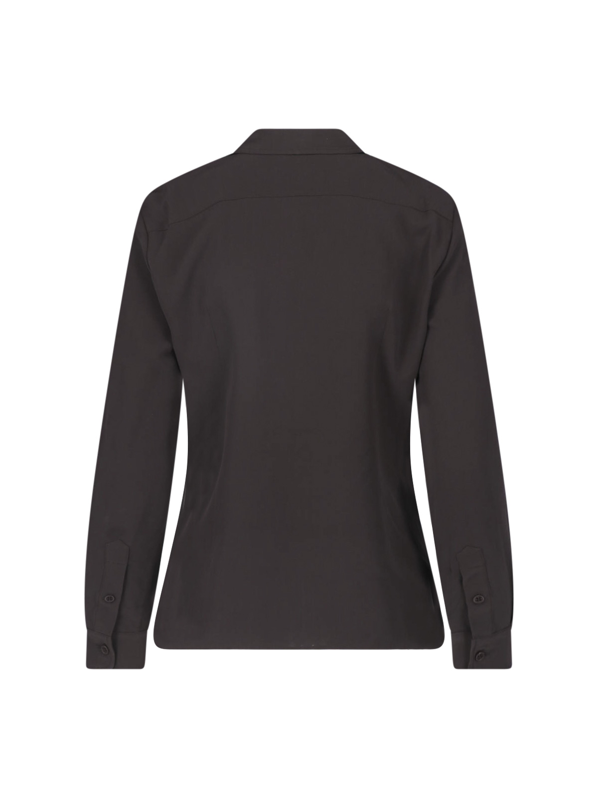 [Nili Lotan] Shirts Long Sleeve FW26 11601 W325CHOCOLATE BROWN