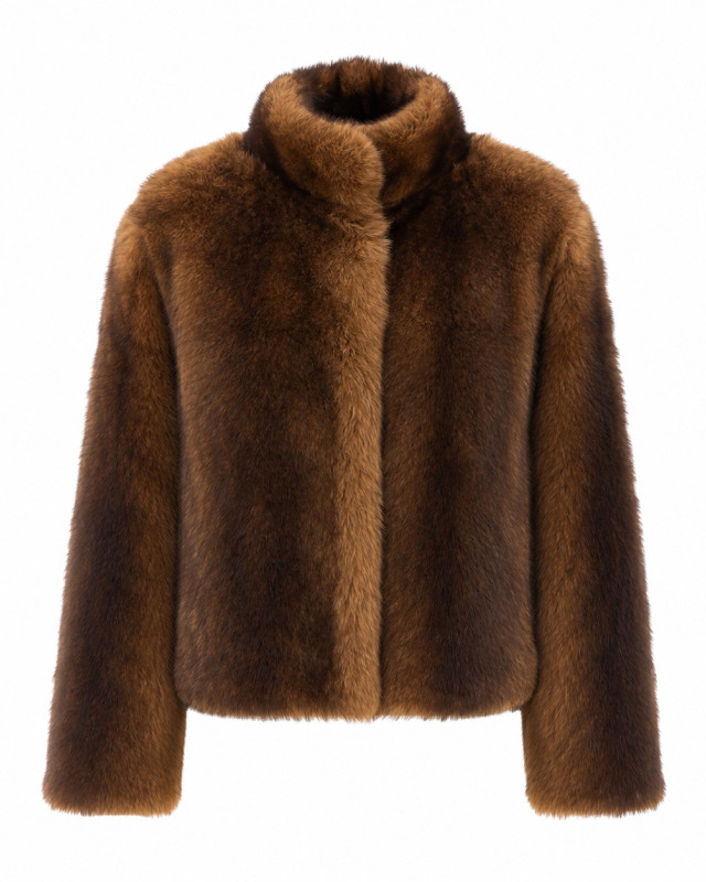 [Yves Salomon] Fur Jacket FW26 27WYV61855TOS1B3321
