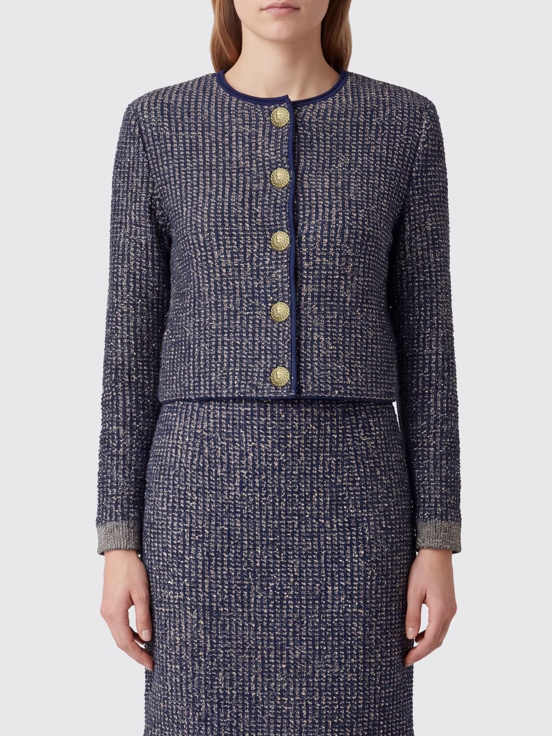 [Balmain] Knitwear FW26 HF1KL918KK13 SQH