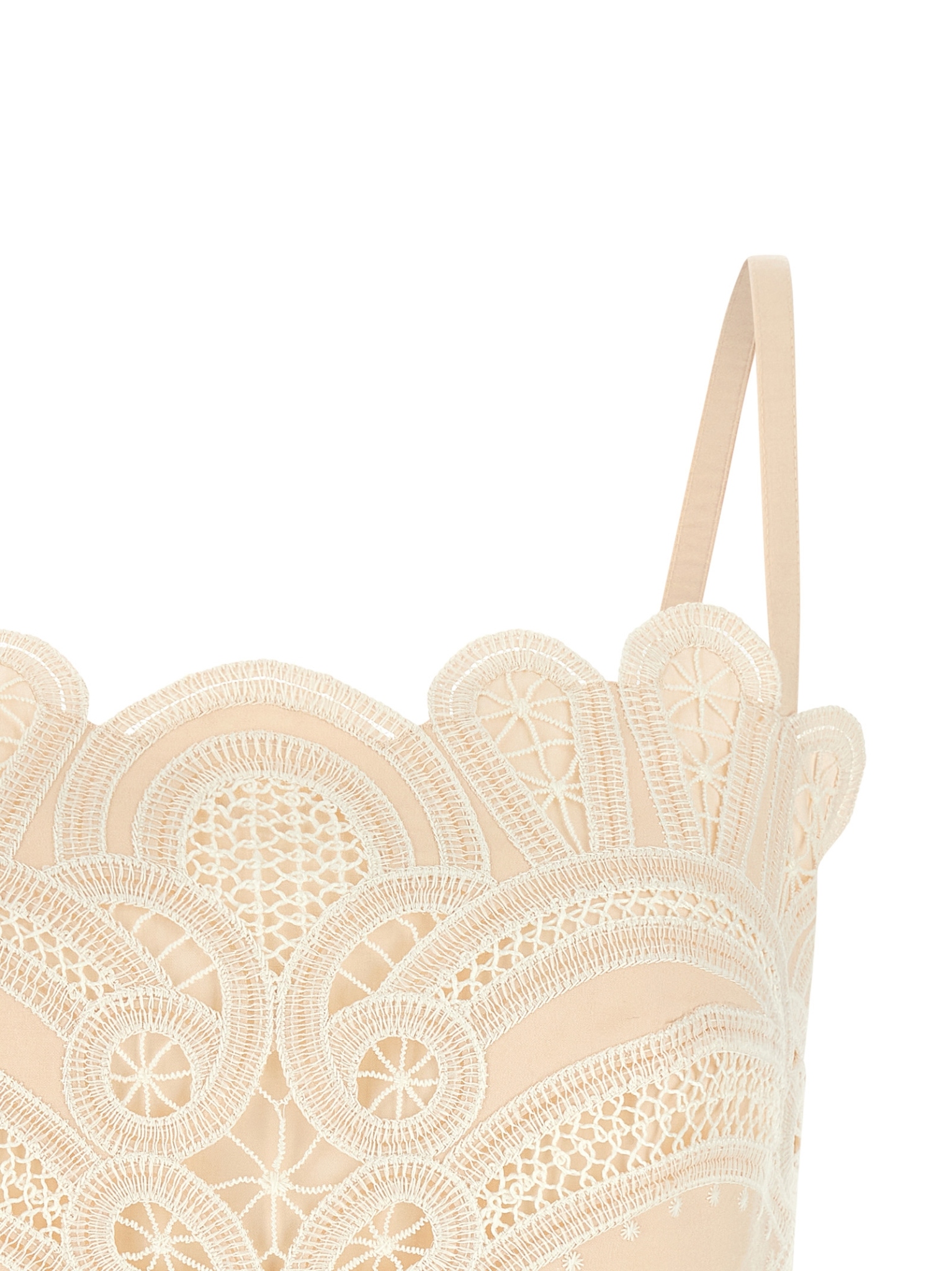 [Elie Saab] Tank top FW26 TO423NP26COE16CREAM