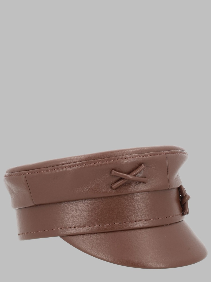 [RUSLAN BAGINSKIY] Cap FW26 KPC09PF26_LLRB-RBBROWN