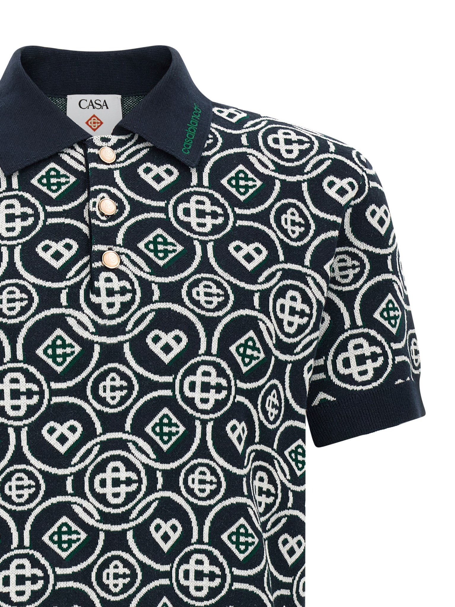 [Casablanca] T-shirts Short Sleeve FW26 MAW26KW146401CCMONOGRAM