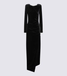 [NISSA] Long sleeve dress FW26 RS16855BLACK