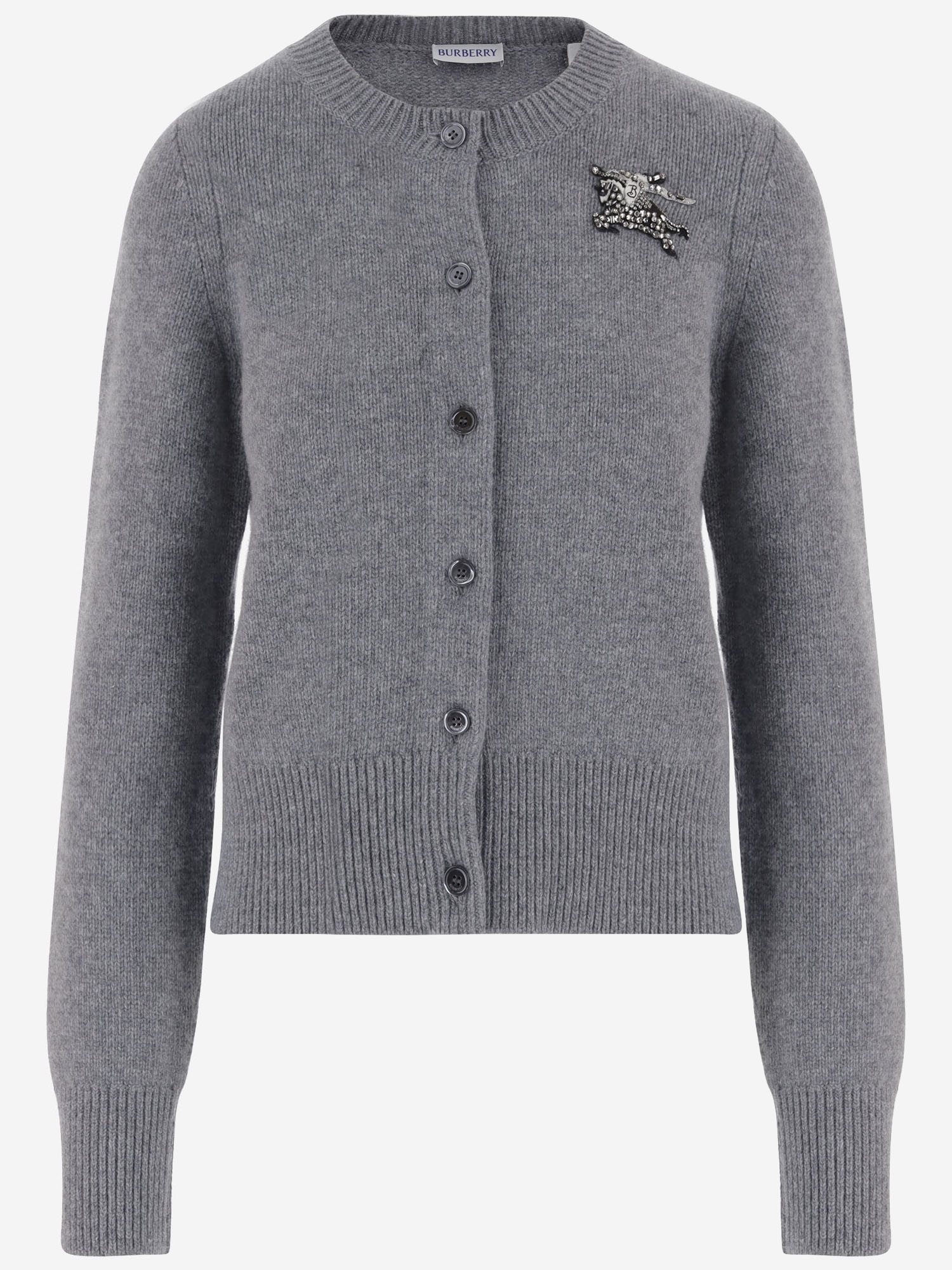 [Burberry] Knitwear FW26 8132458GREYMELANGE