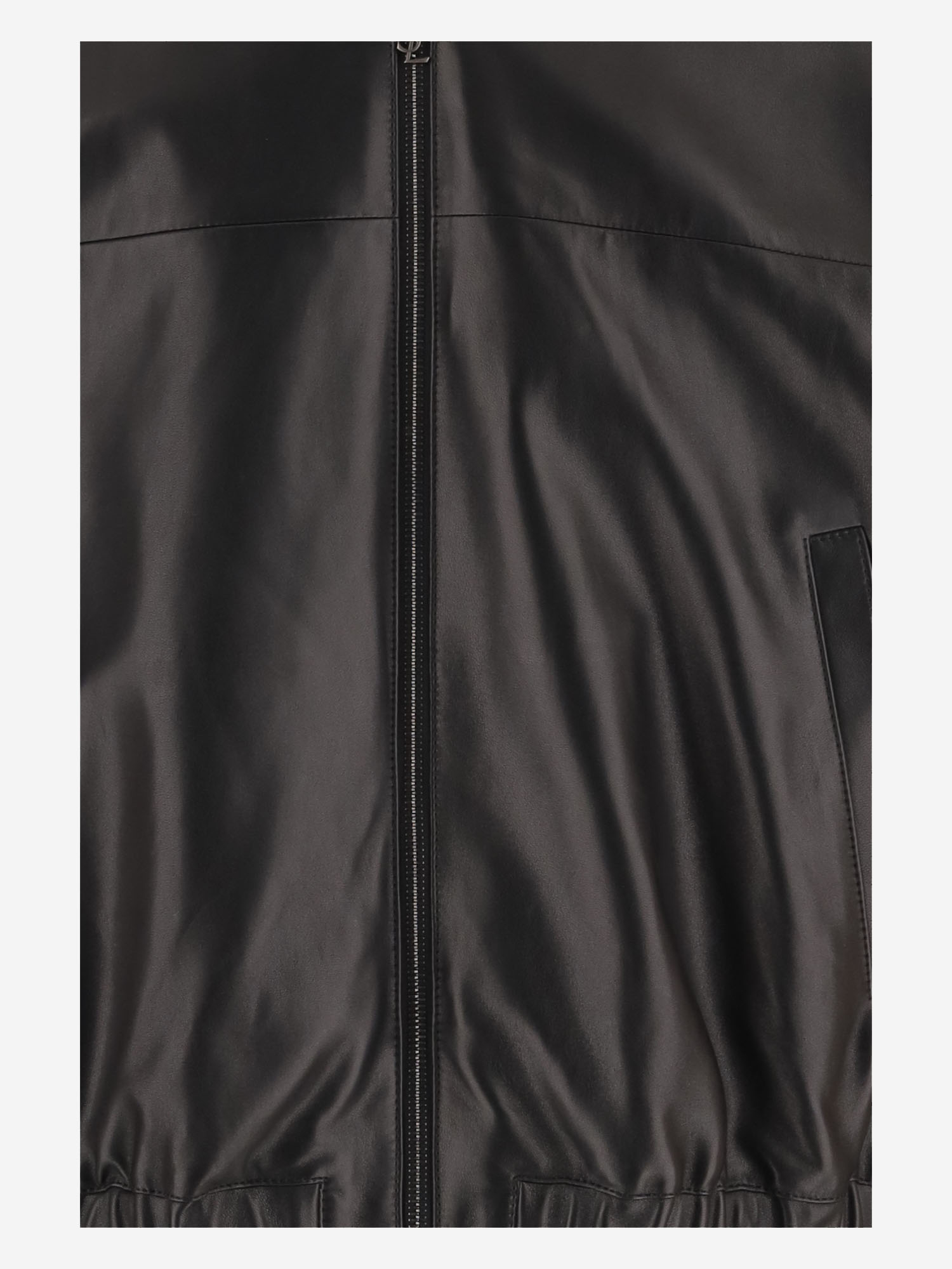 [Saint Laurent] Leather Jacket FW26 A000H9YCOJ21000