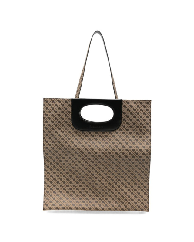 [GHERARDINI] Bag FW26 GHB0274 PIATTINA MILLERIGHE MOKA