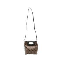 [GHERARDINI] Shoulder bag FW26 GHB0227 DOPPIA PIATTINA MINI TOFFEE