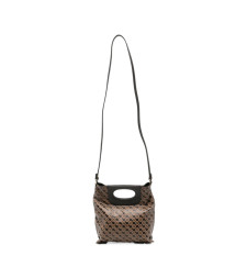 [GHERARDINI] Shoulder bag FW26 GHB0227 DOPPIA PIATTINA MINI TOFFEE