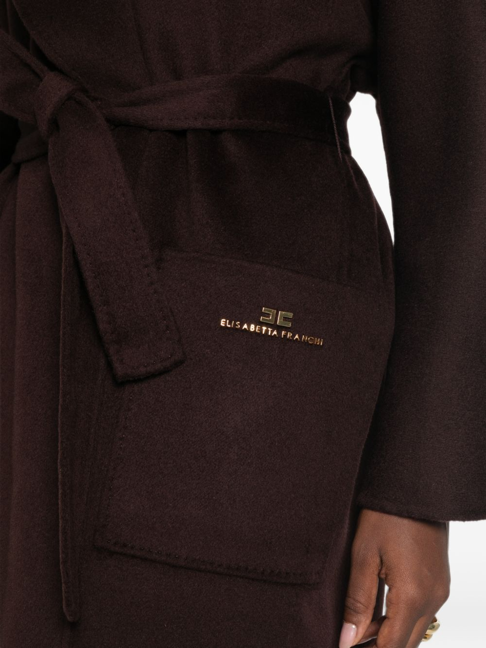 [ELISABETTA FRANCHI] Coat FW26 CP01D66E2 EV9