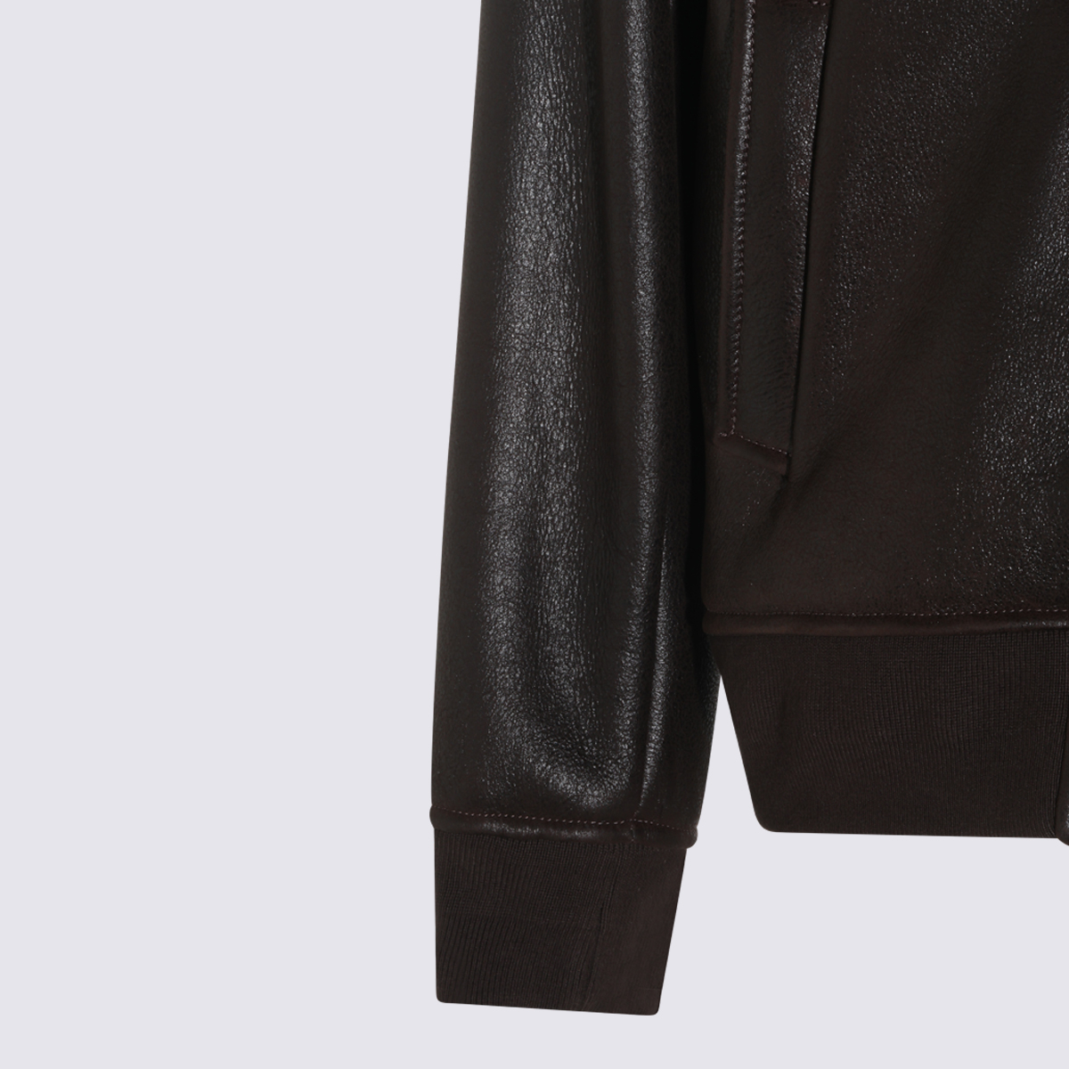 [SALVATORE SANTORO] Leather Jacket FW26 51694DIESDARK BROWN