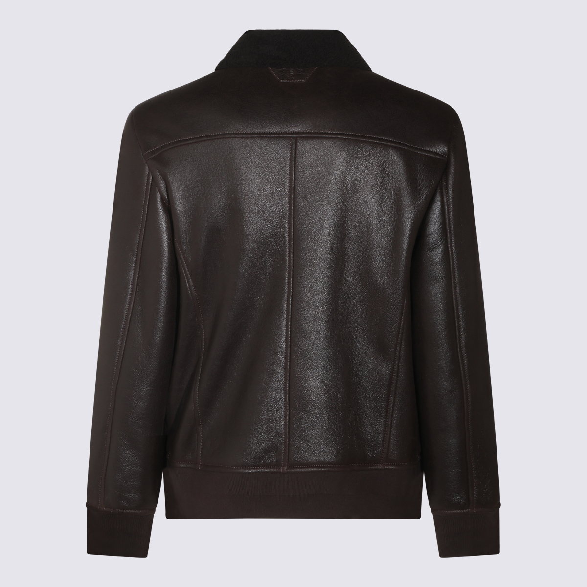 [SALVATORE SANTORO] Leather Jacket FW26 51694DIESDARK BROWN