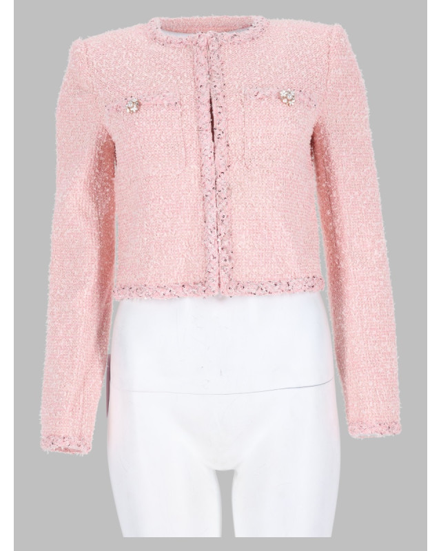 [Self-portrait] Jacket FW26 PF26-112J-P_PINK
