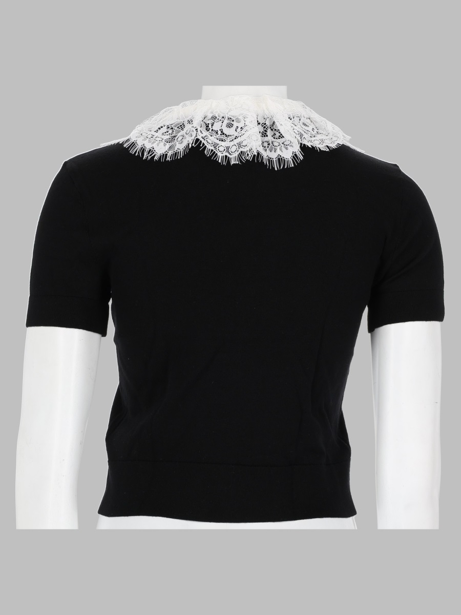 [Self-portrait] Top FW26 PF26-134T-B_BLACK