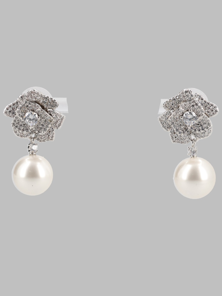 [Self-portrait] Earring FW26 PF26-612E-SL_SILVER