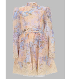 [Zimmermann] Long sleeve dress FW26 0262DF261_BLHYD