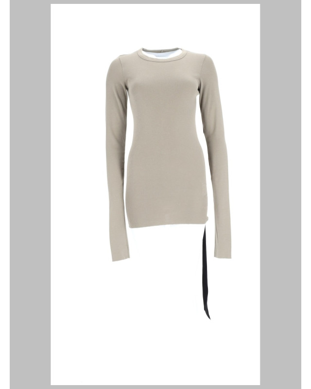 [RICK OWENS DRKSHDW] T-shirts Long Sleeve FW26 DS02F6217_RN59