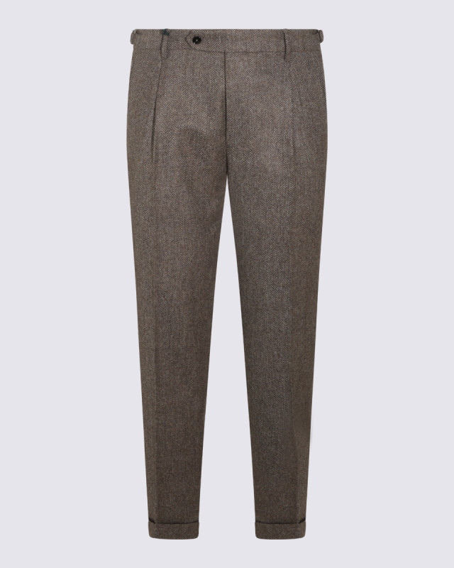 [Berwich] Trousers FW26 RETROLONGAM1513GREIGE
