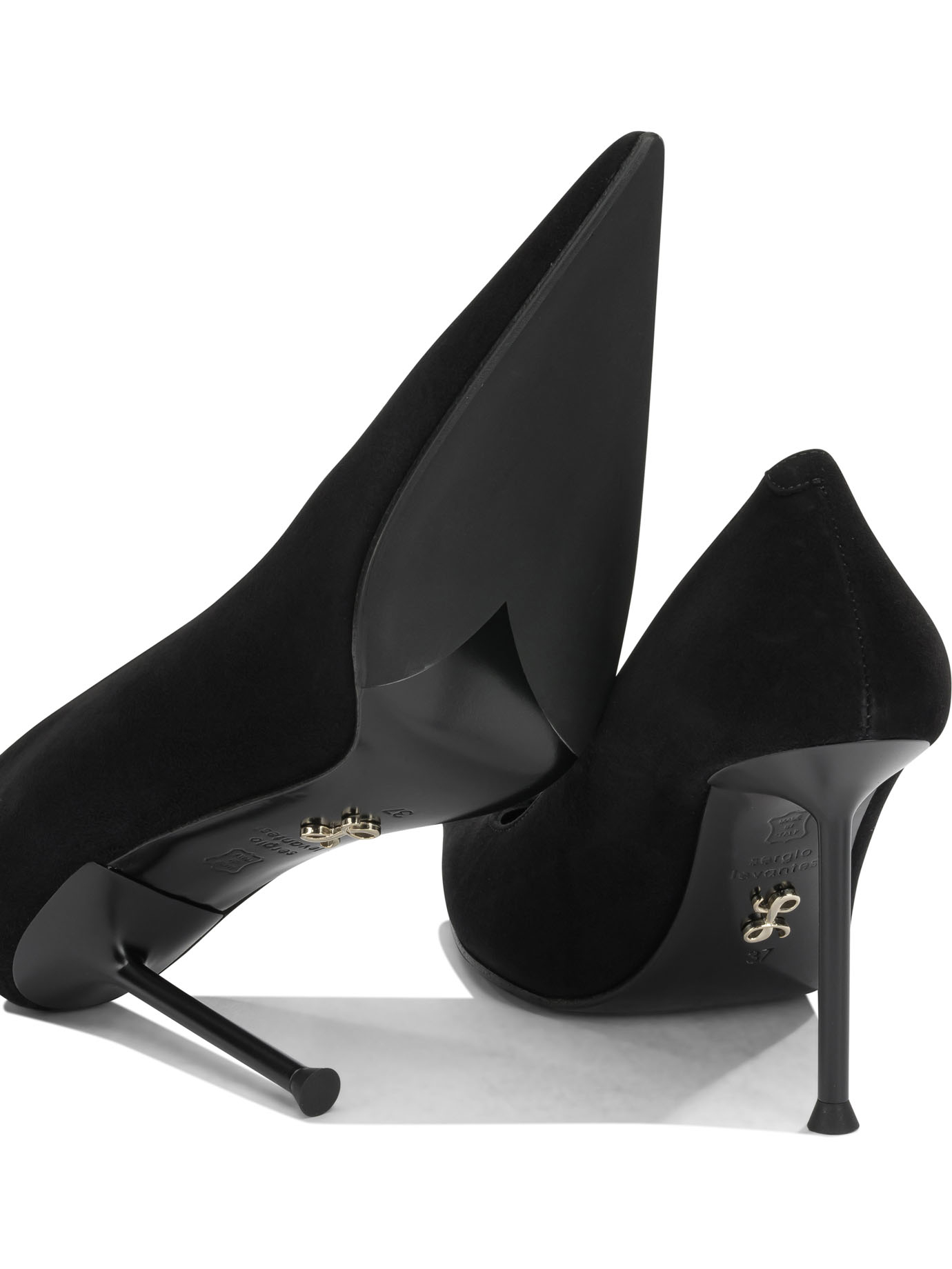 [Sergio Levantesi] Pumps FW26 POP67CAMOSCIO NERO