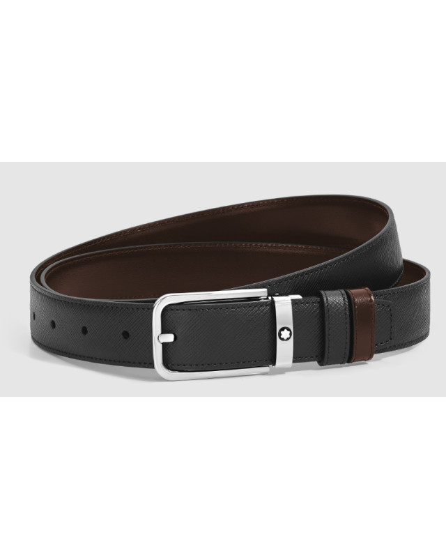 [Montblanc] Belt FW26 223413-BLACKBROWN