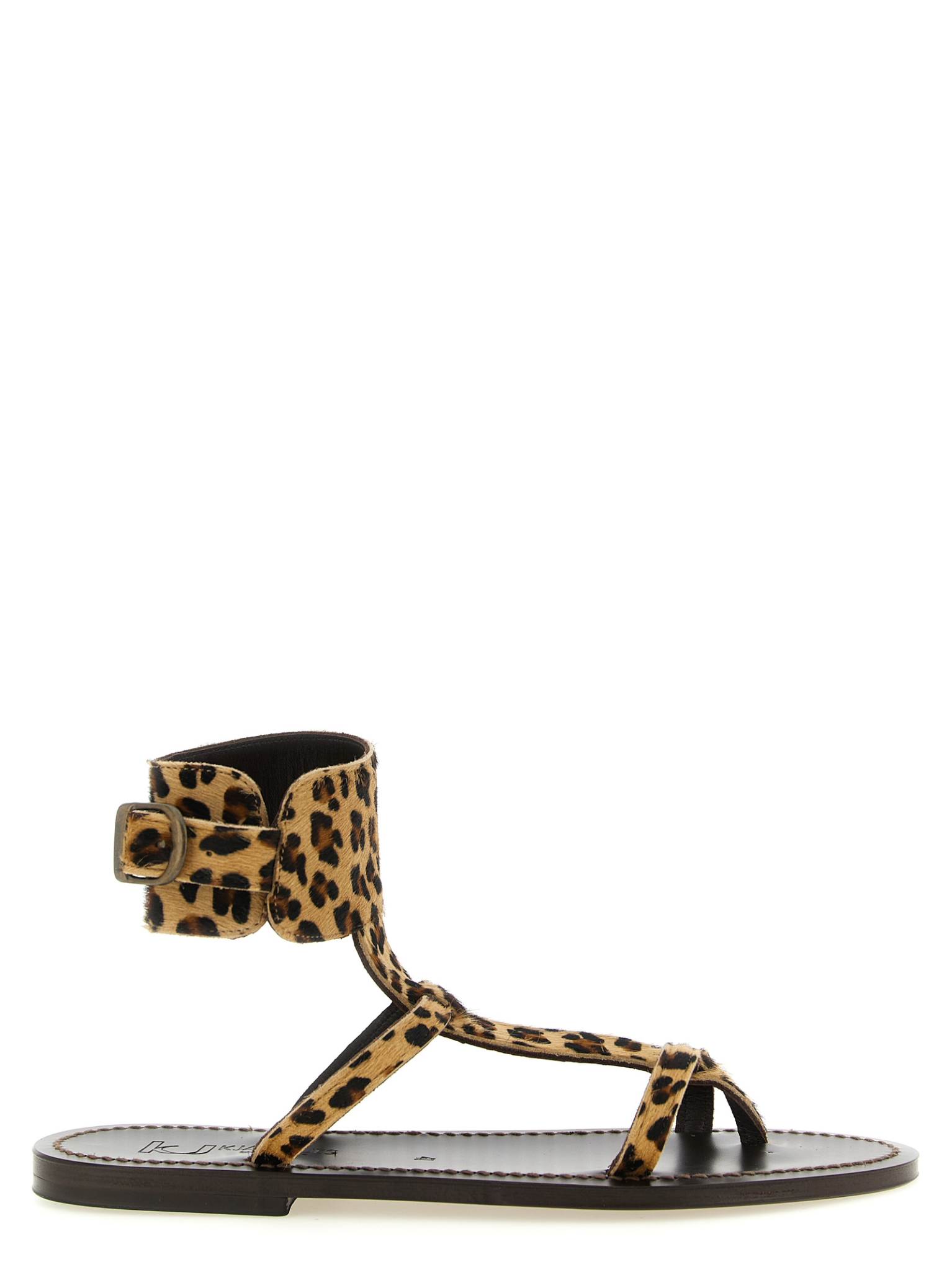 [K.Jacques Saint Tropez] Sandals SS26 CARAVELLEMOKAHORSYLEOPARD