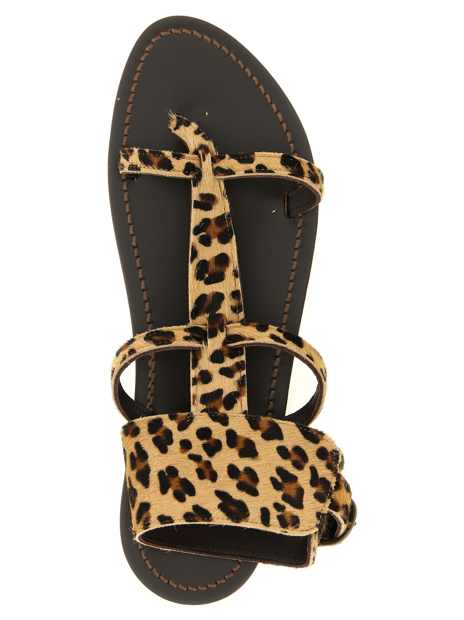 [K.Jacques Saint Tropez] Sandals SS26 CARAVELLEMOKAHORSYLEOPARD