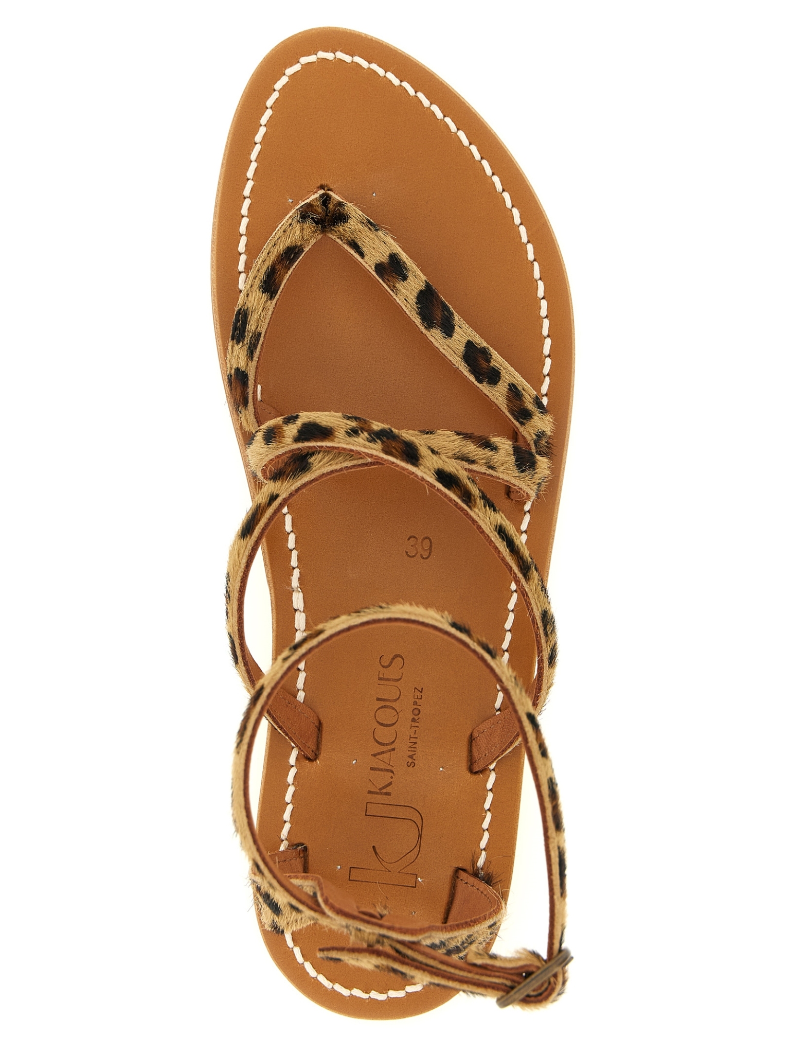 [K.Jacques Saint Tropez] Sandals SS26 EPICUREHORSYLEOPARD
