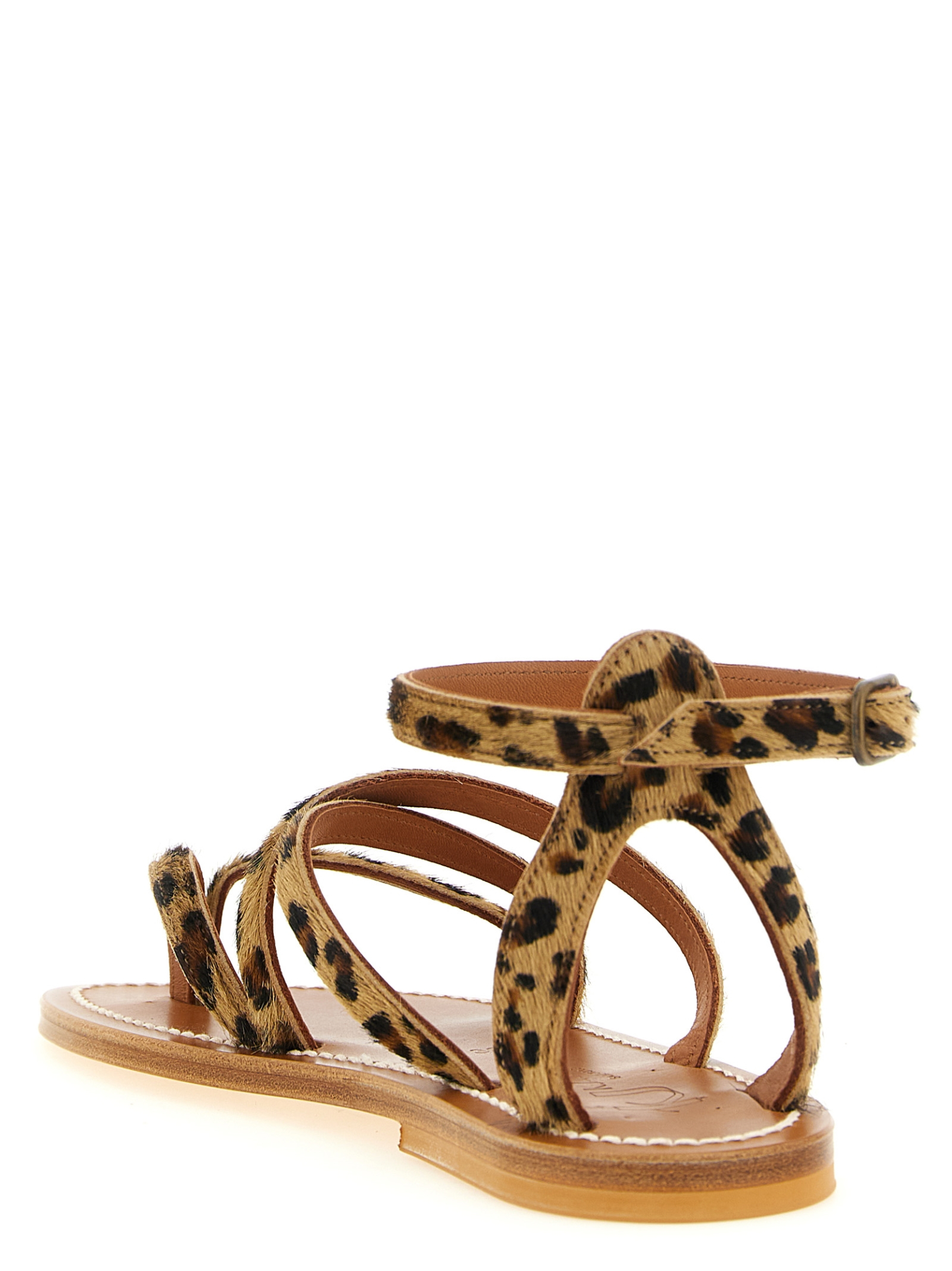 [K.Jacques Saint Tropez] Sandals SS26 EPICUREHORSYLEOPARD