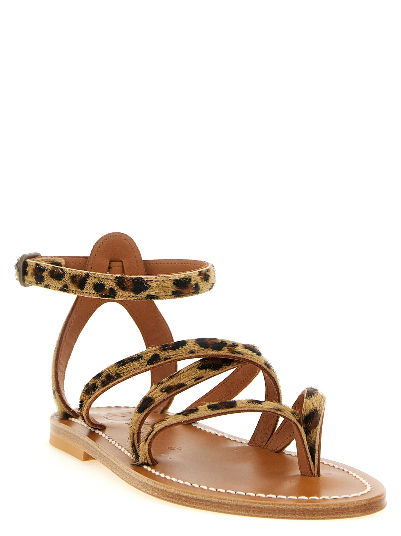[K.Jacques Saint Tropez] Sandals SS26 EPICUREHORSYLEOPARD