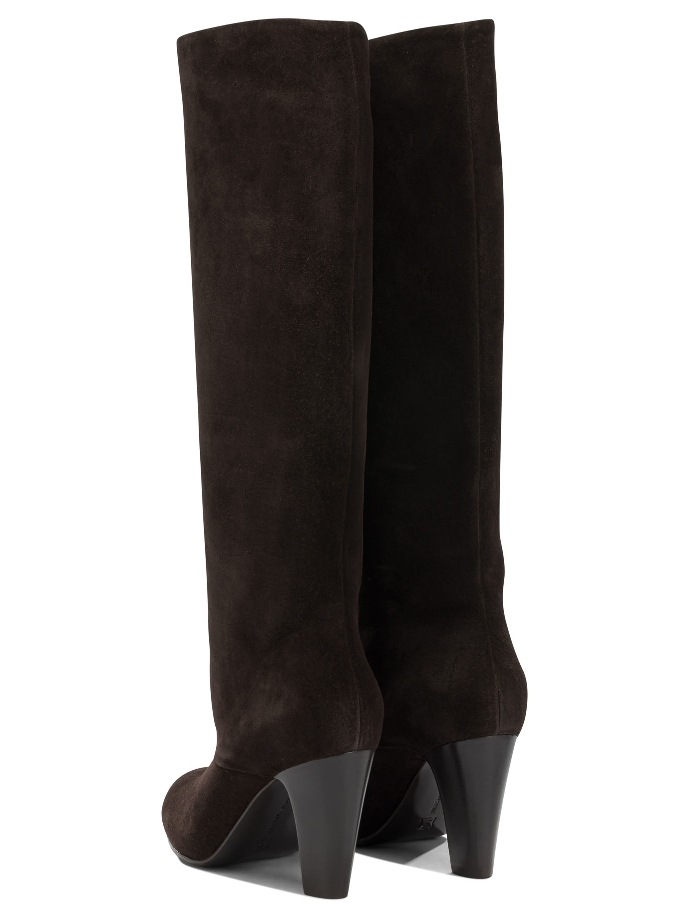 [Sergio Levantesi] Long Boots FW26 ONESTA67SOFT EBANO