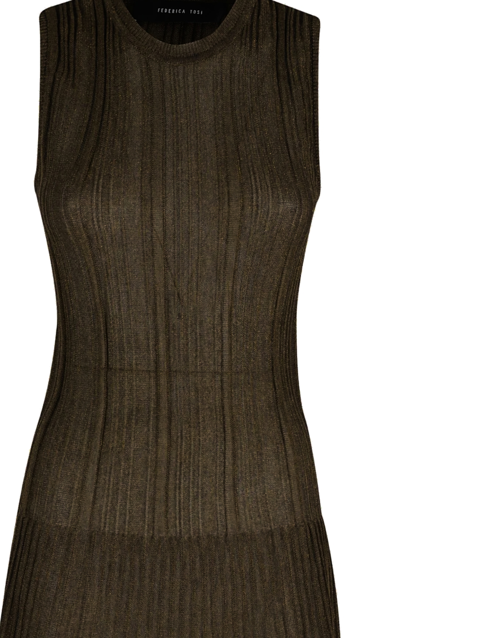 [Federica Tosi] Sleeveless dress SS26 4231145288