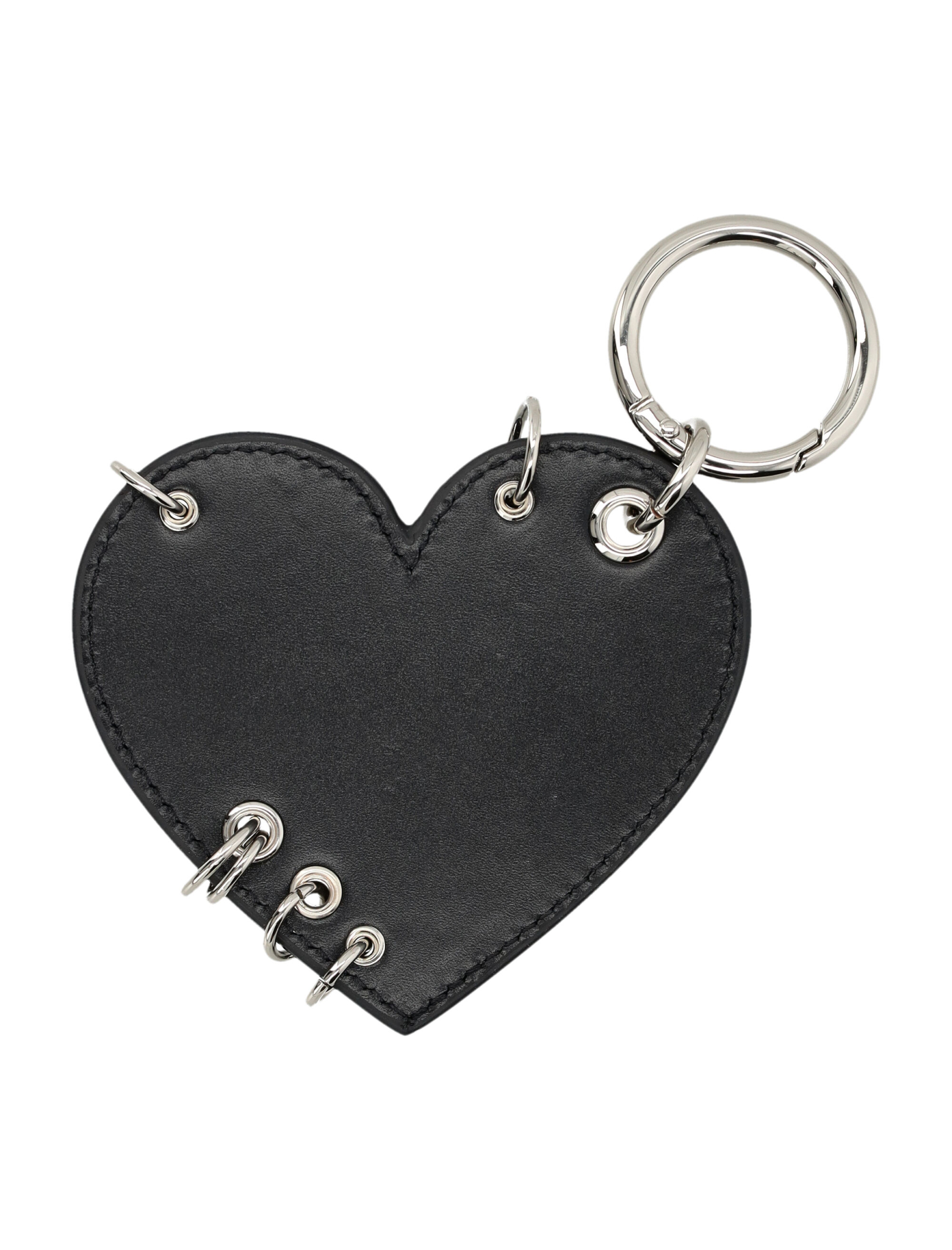[JUSTINE CLENQUET] Keyring FW26 HEARTKEYCHAINBLACK