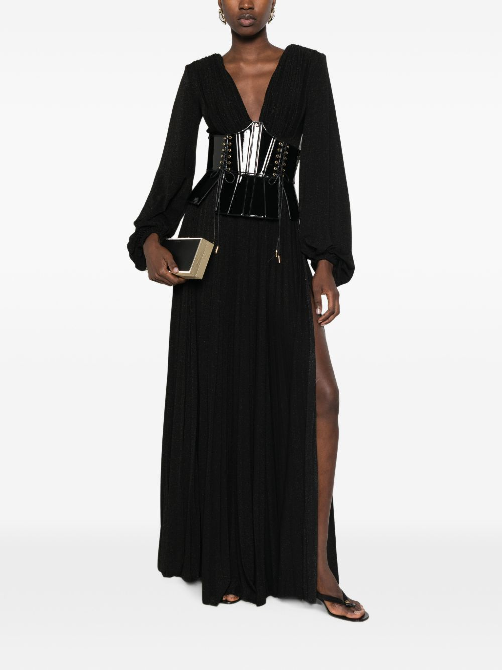 [ELISABETTA FRANCHI] Long sleeve dress FW26 ABR1566E2110