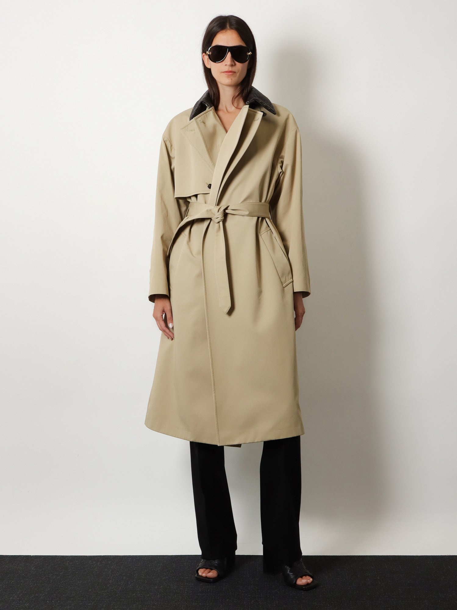 [Bottega Veneta] Trench Coat FW26 874798V6KO02549
