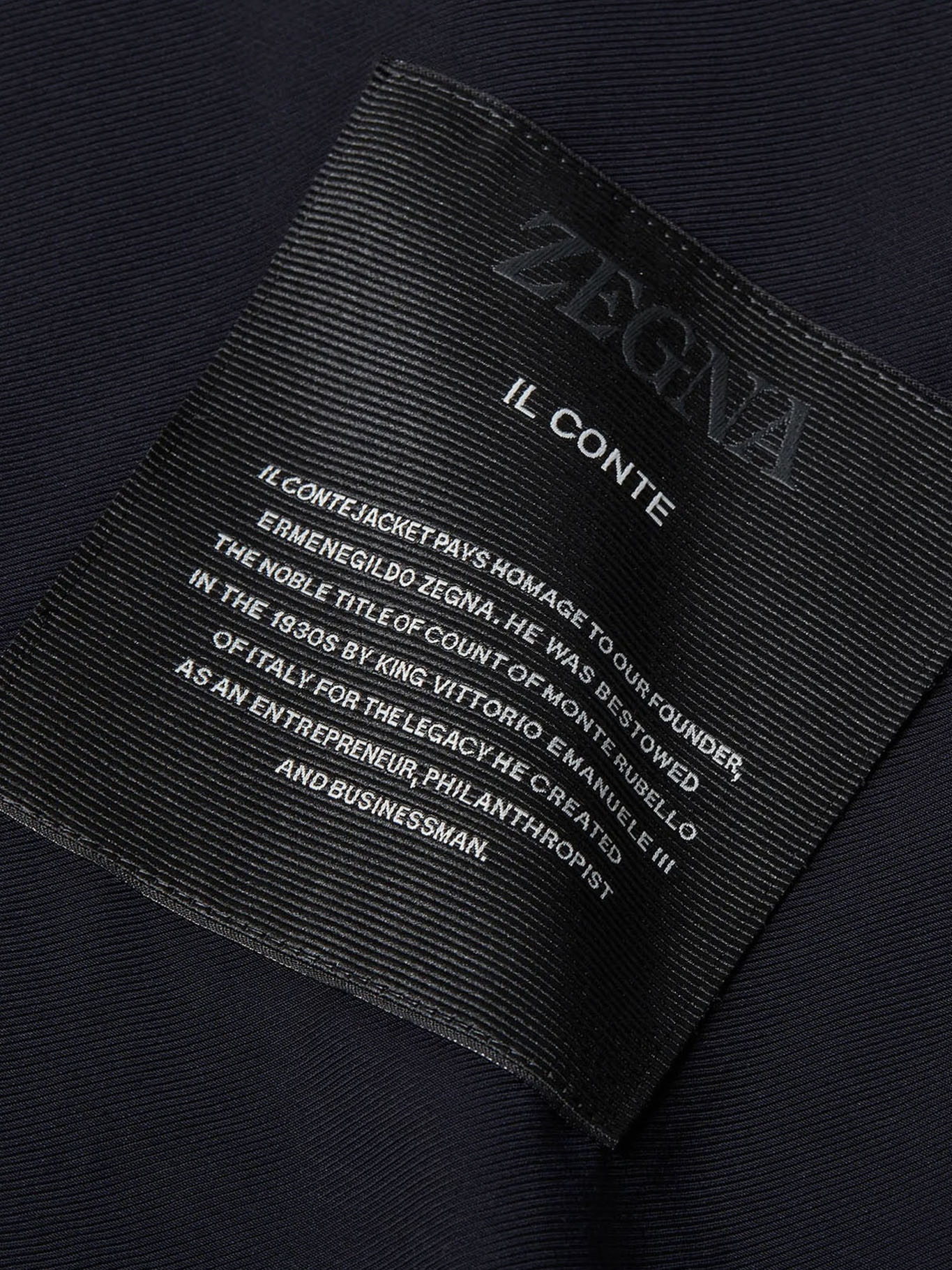 [ZEGNA] Casual Jacket FW26 S69081A41VHKQ07R NAVY BLUE