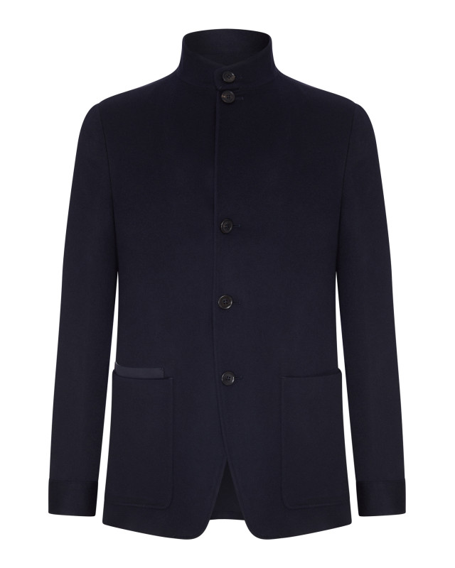 [ZEGNA] Casual Jacket FW26 S69081A41VHKQ07R NAVY BLUE