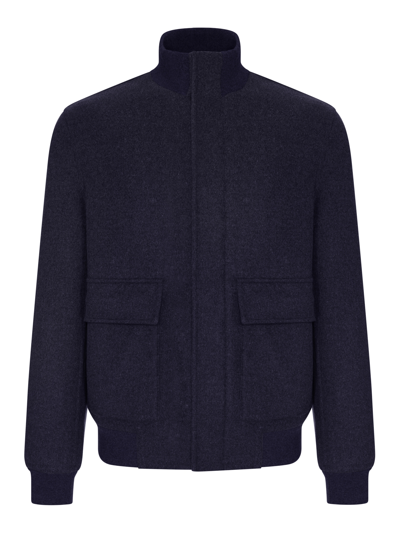 [Brunello Cucinelli] Bomber Jacket FW26 MV4659808C100 NAVY PIOMBO