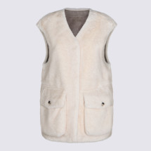 [Urbancode] Fur Jacket FW26 BJ20370CASHEW AND CREAM