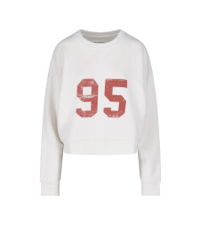 [Nili Lotan] Sweatshirt FW26 13740 K31ECRU RED PRINT