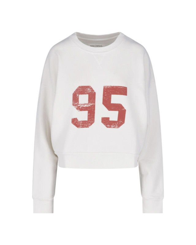 [Nili Lotan] Sweatshirt FW26 13740 K31ECRU RED PRINT